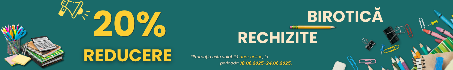 20% papetarie