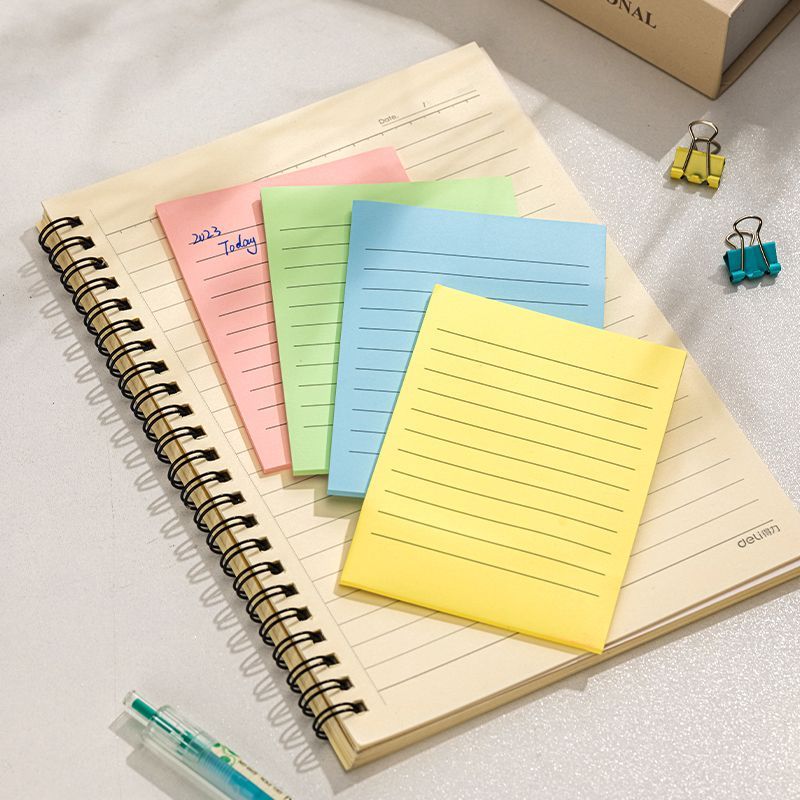 Notes adeziv 101*152mm 4*25file liniat deli dlea048