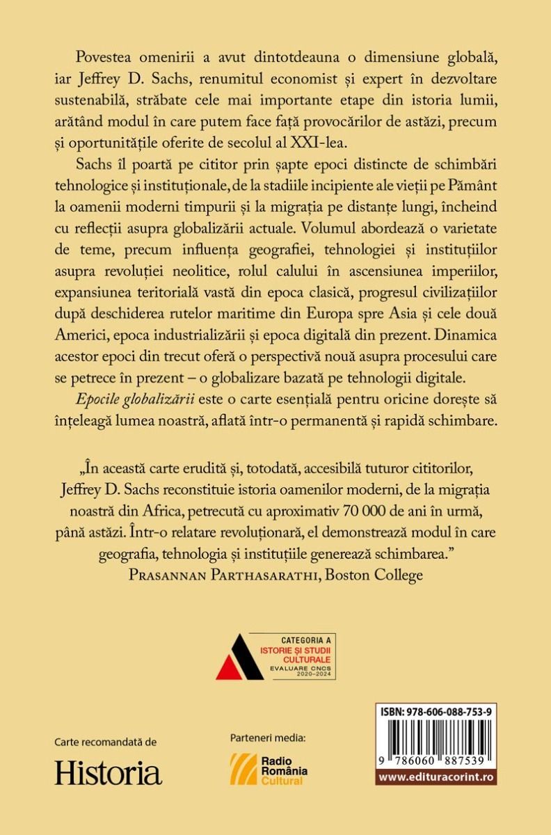 Epocile globalizarii - Jeffrey D. Sachs