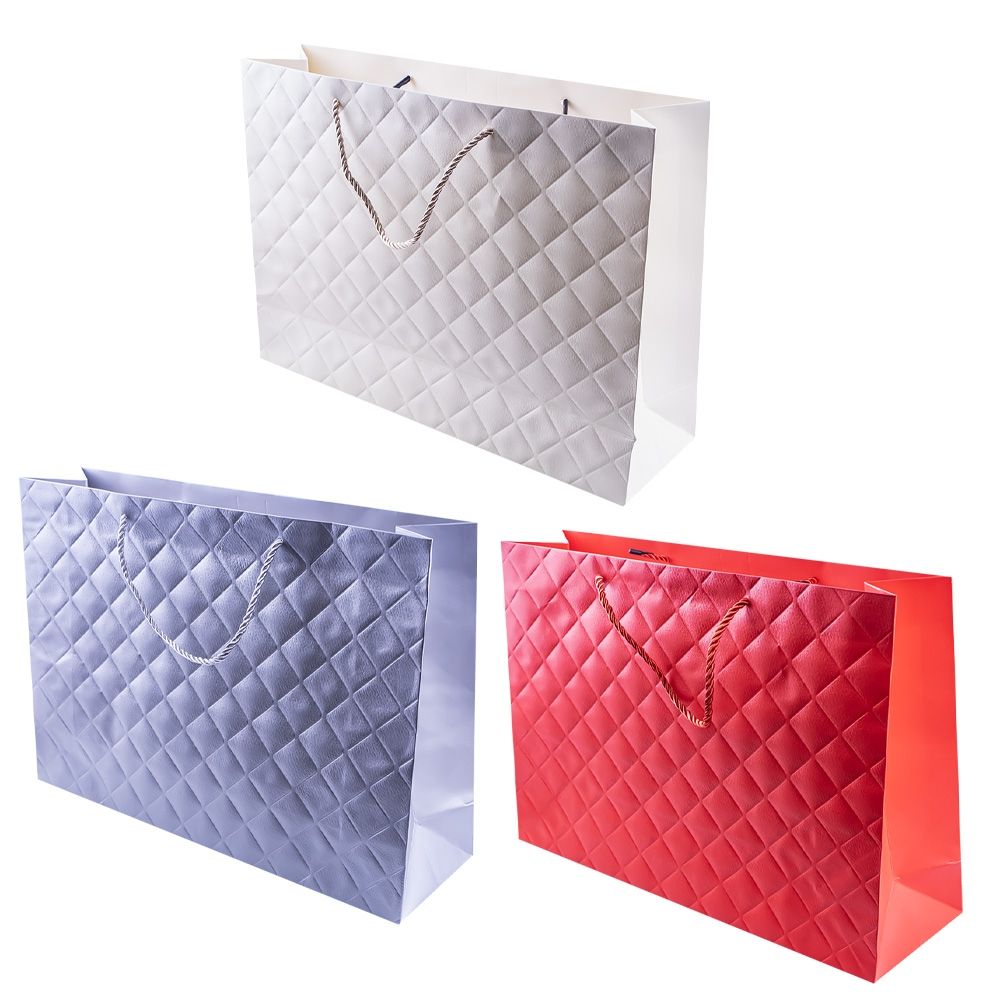 Punga cadou unicolora premium 31x26x12 cm 838-m