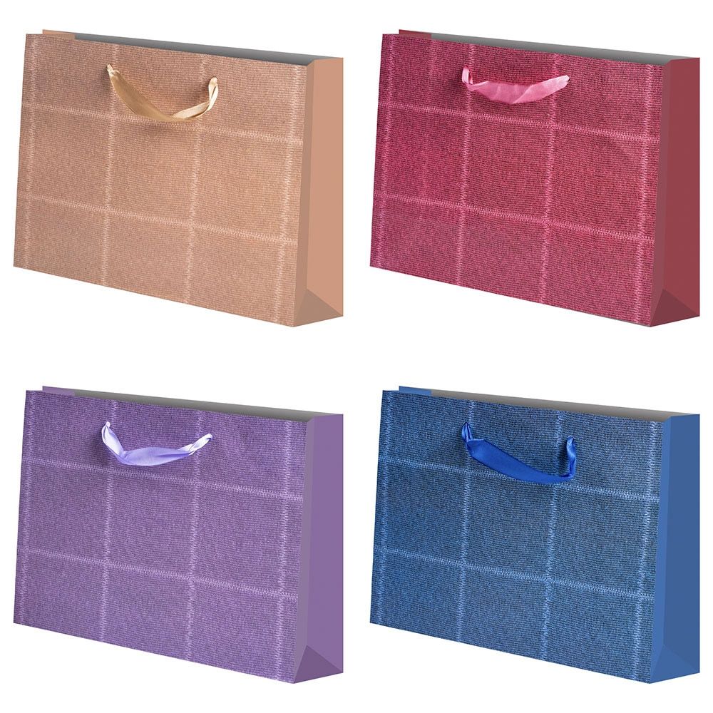 Punga cadou unicolora jeans 47x35x15cm jns-xl