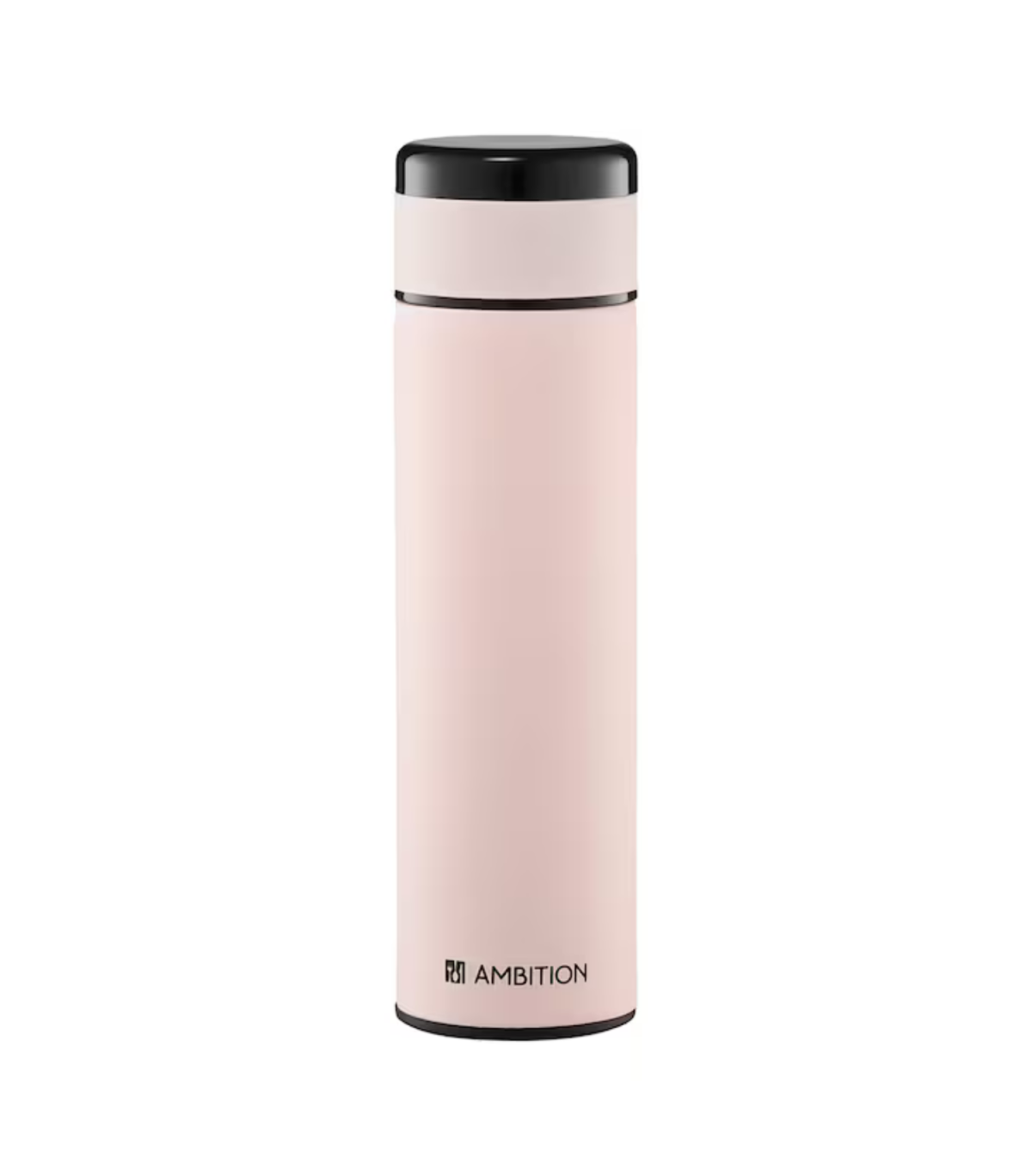 Sticla termica cu indicator de temperat 420ml roz indi 42197