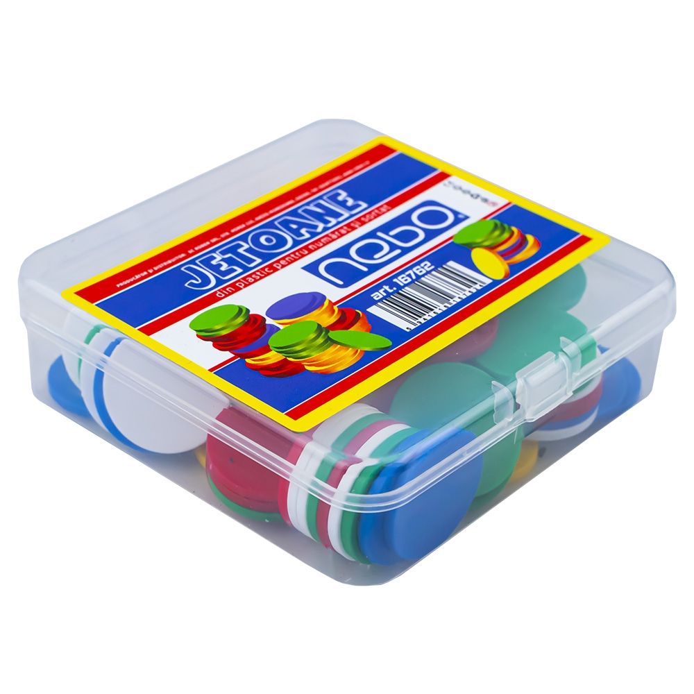 Jetoane din plastic 80buc/set nebo 16762