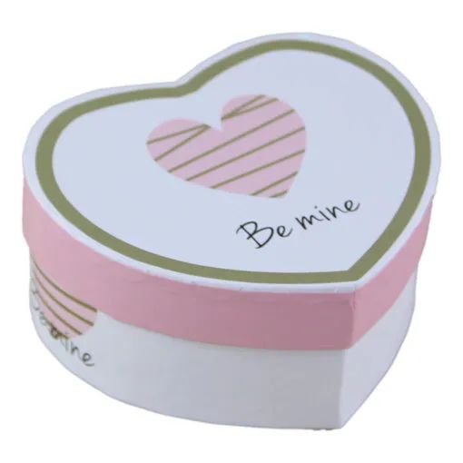 Cutie cadou inimioara floral/heart 61345