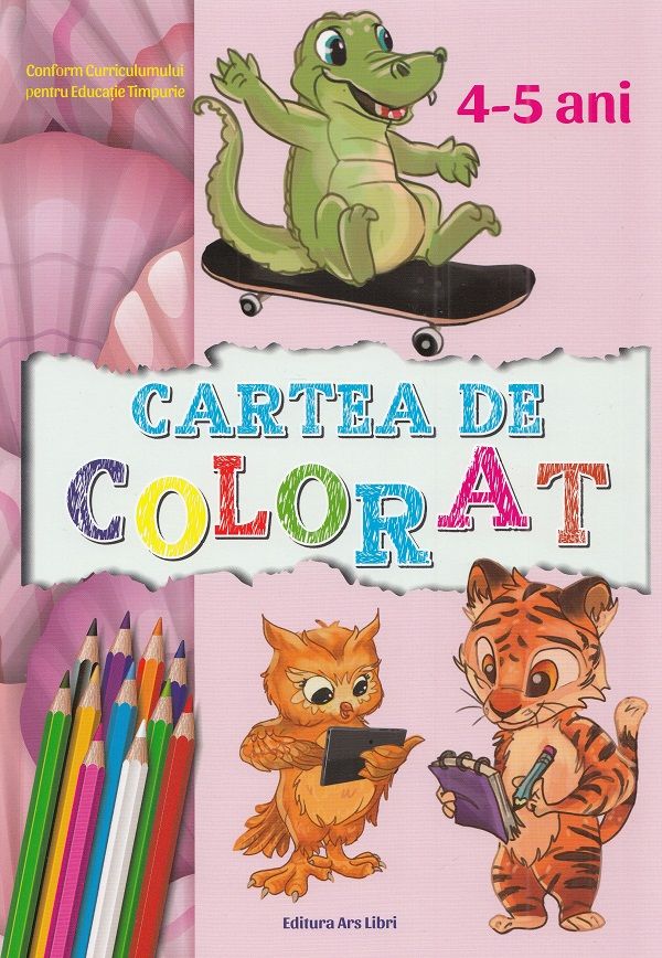 Cartea de colorat, 4-5 ani