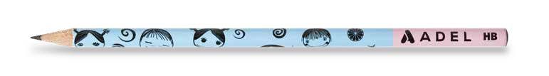 Creion grafit hb smiling faces adel ad1130615-1