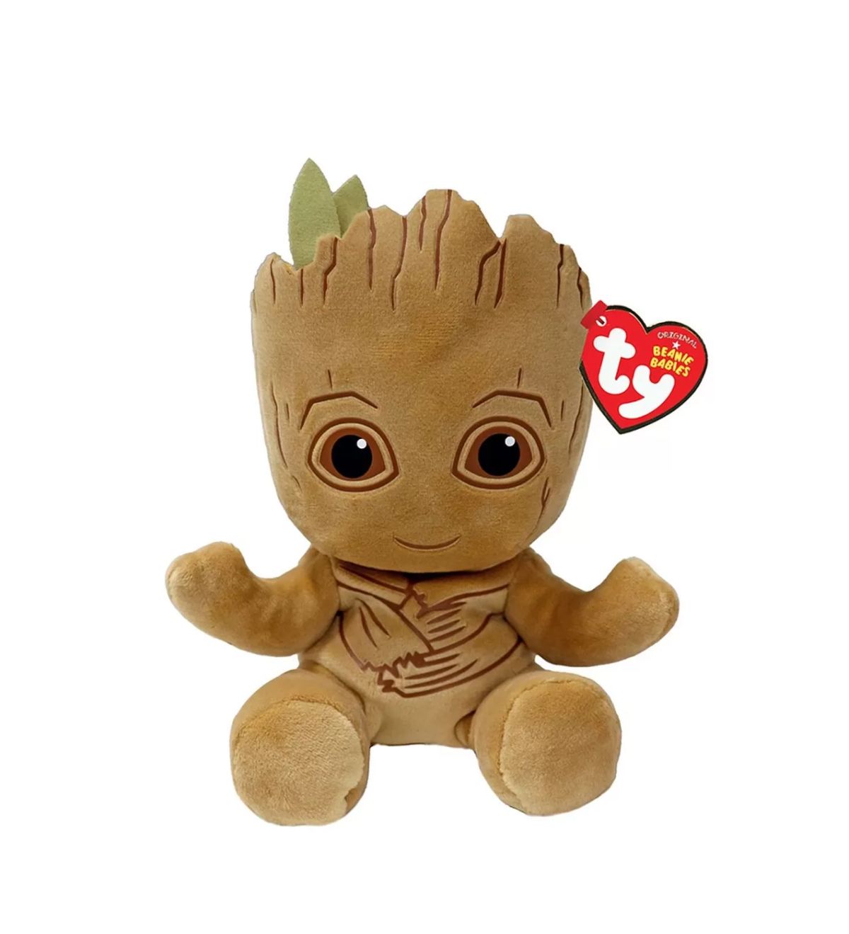 Plus ty 15cm beanie babies soft marvel groot ty44003