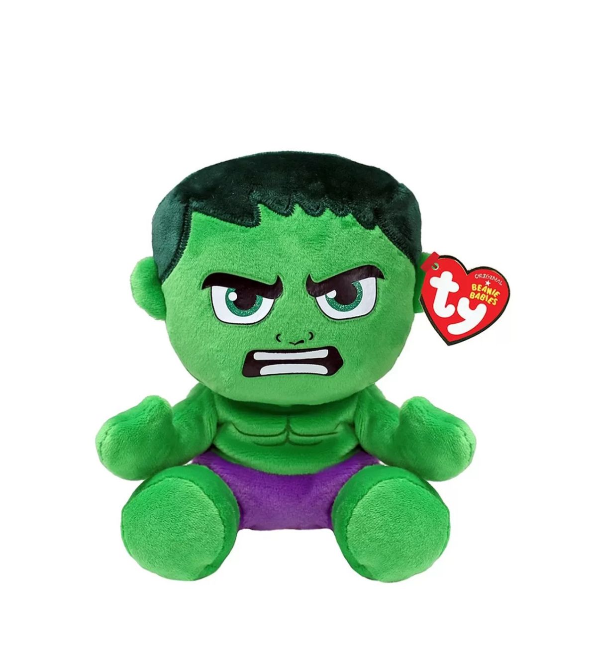 Plus ty 15cm beanie babies marvel hulk ty41191