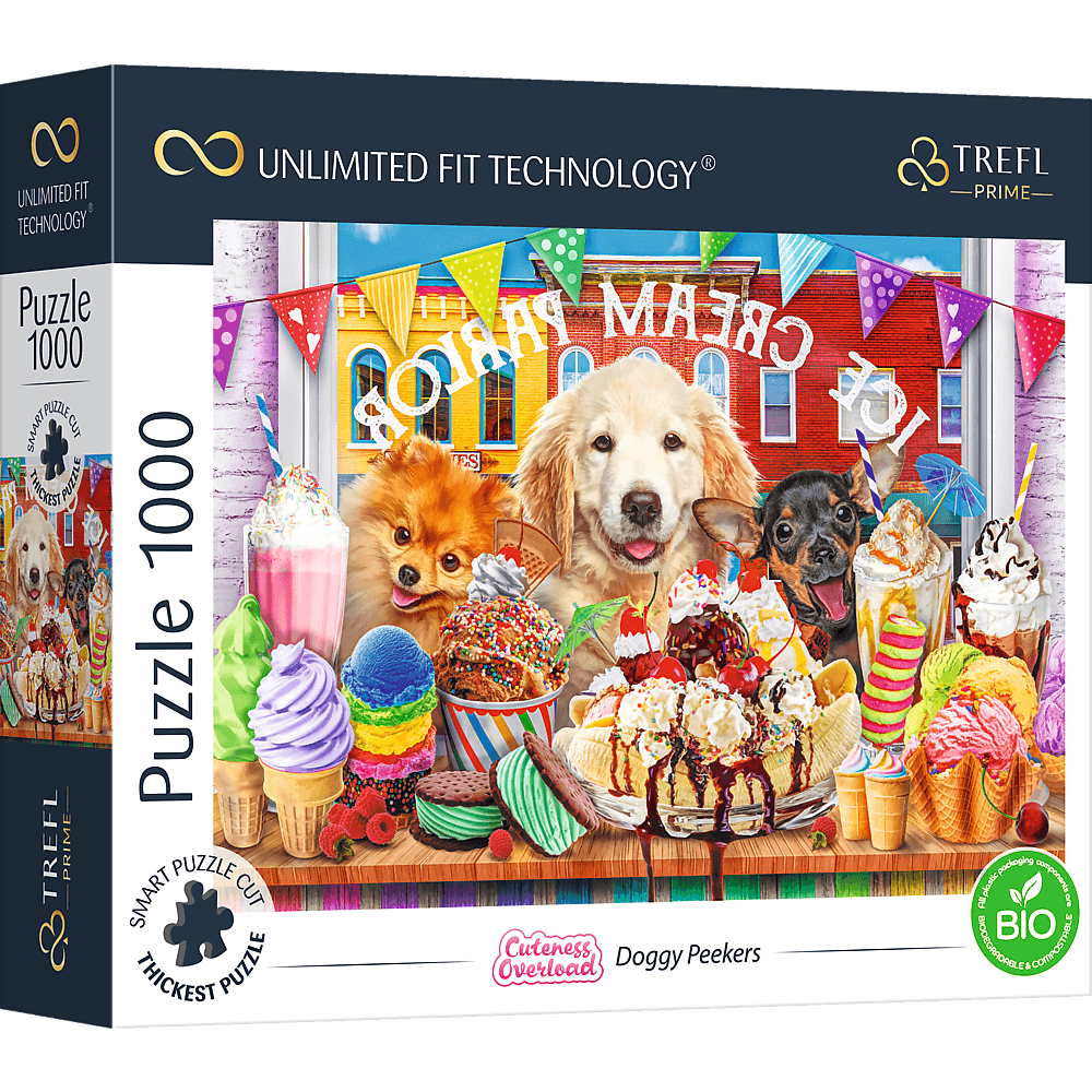 Puzzle trefl uft 1000 petrecerea catelusilor 10699