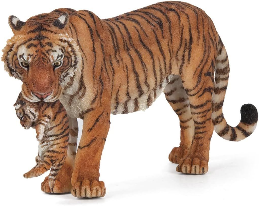 Figurina tigru cu pui papo50118