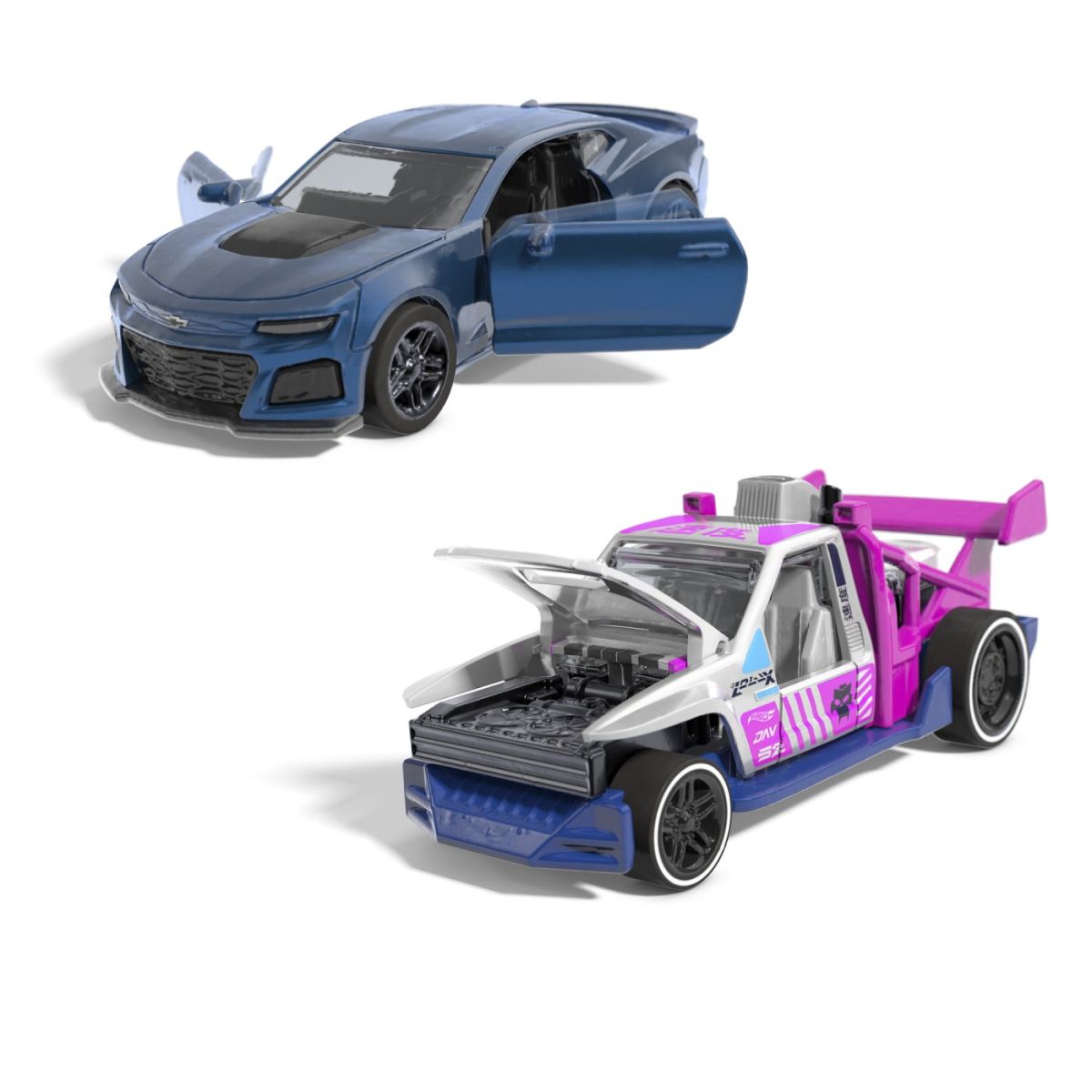 Hot wheels set 2 masinute metalice pull back mthpr91_hpr95
