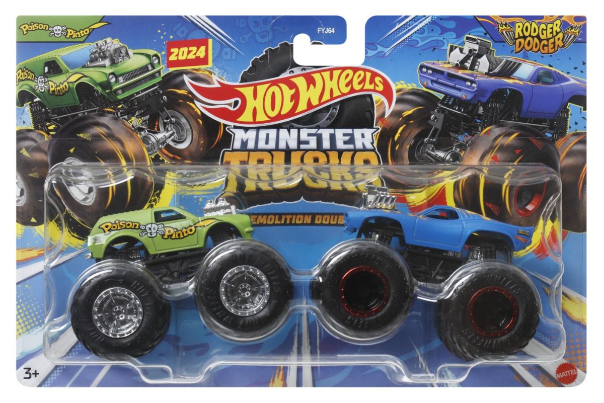 Hot wheels monster truck set 2 masini mtfyj64_hwn70