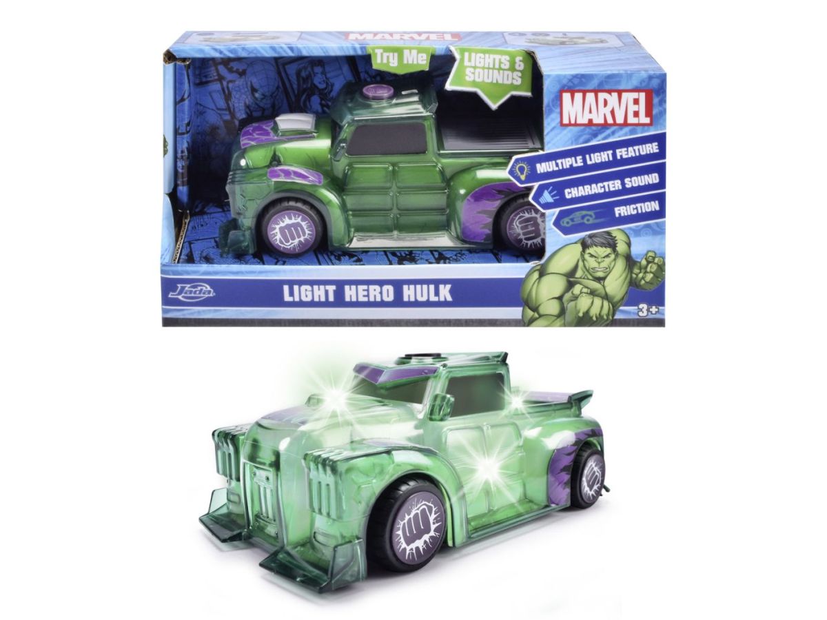 Jada marvel masinuta light hero hulk 203222003