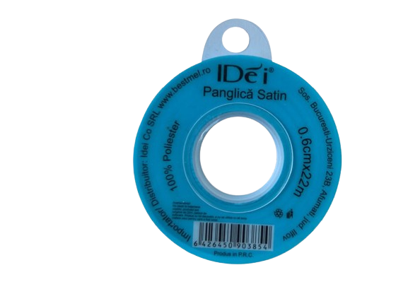 Panglica satin la multi ani 0.6cm*22m