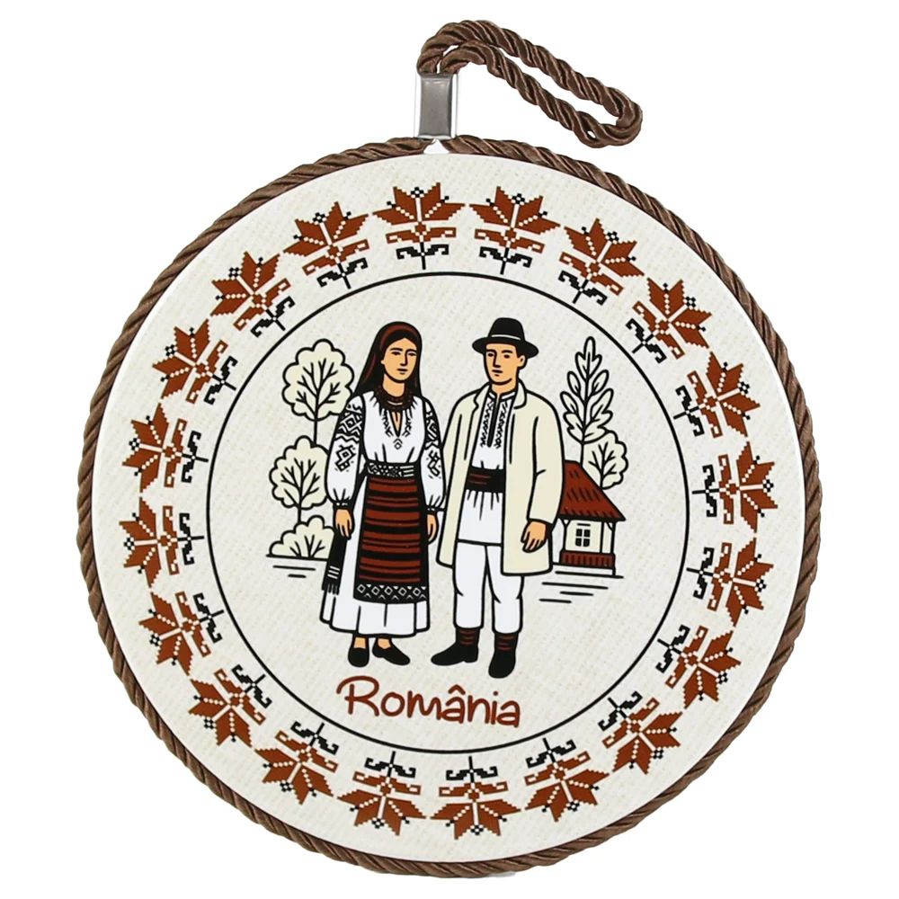 Suport oale decor din ceramica Romania 17cm