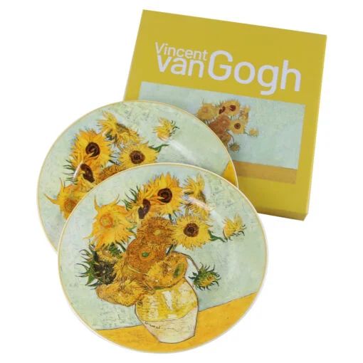 Set 2 farfurii desert 19 cm sunflowers