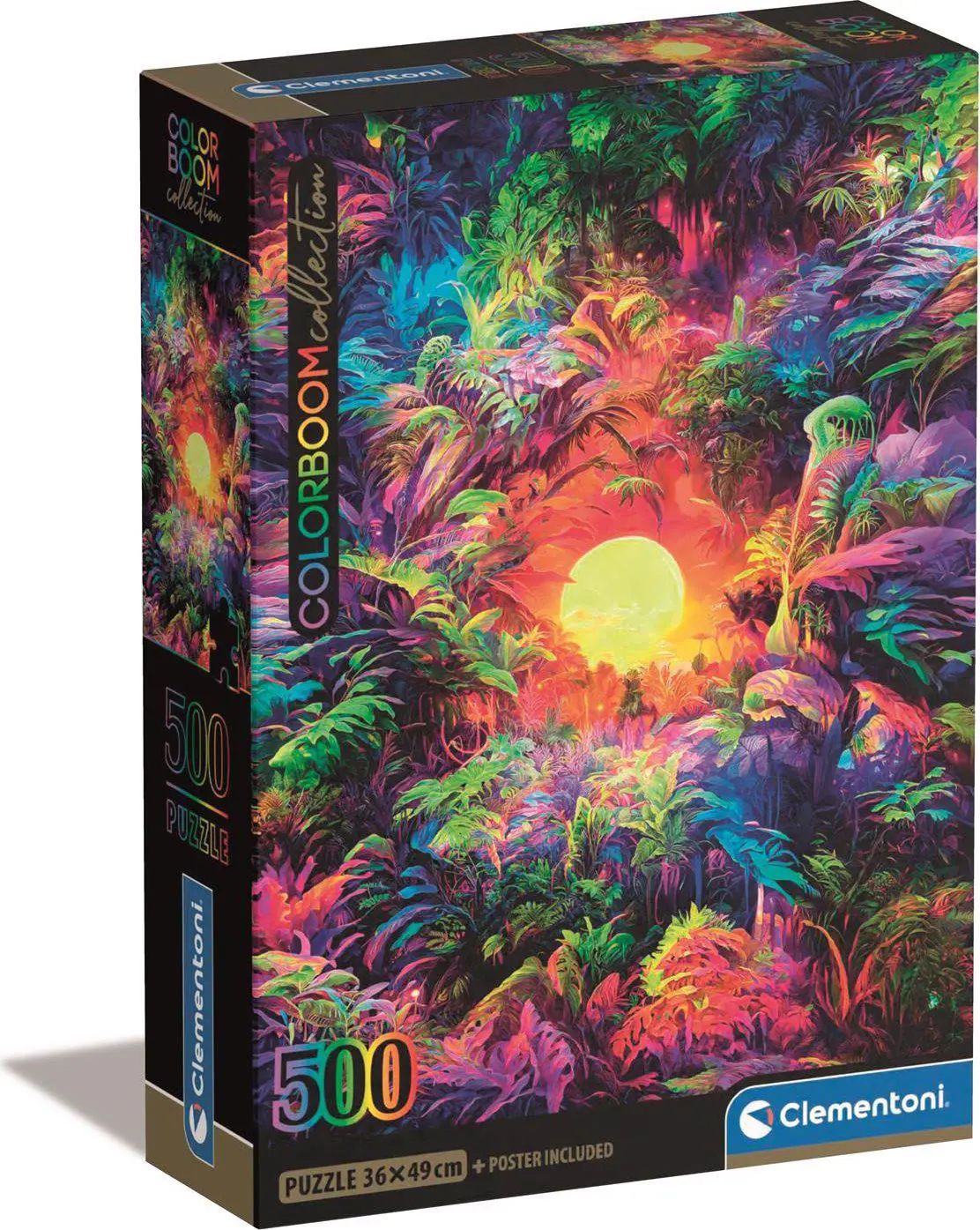 Puzzle 500 piese - colorboom - psichedelic jungle cl35518