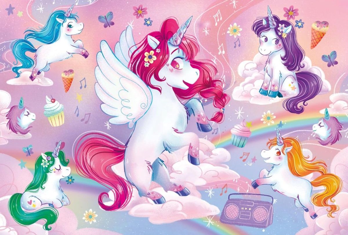 Puzzle 24 maxi - jolly unicorns (model nou) cl28525