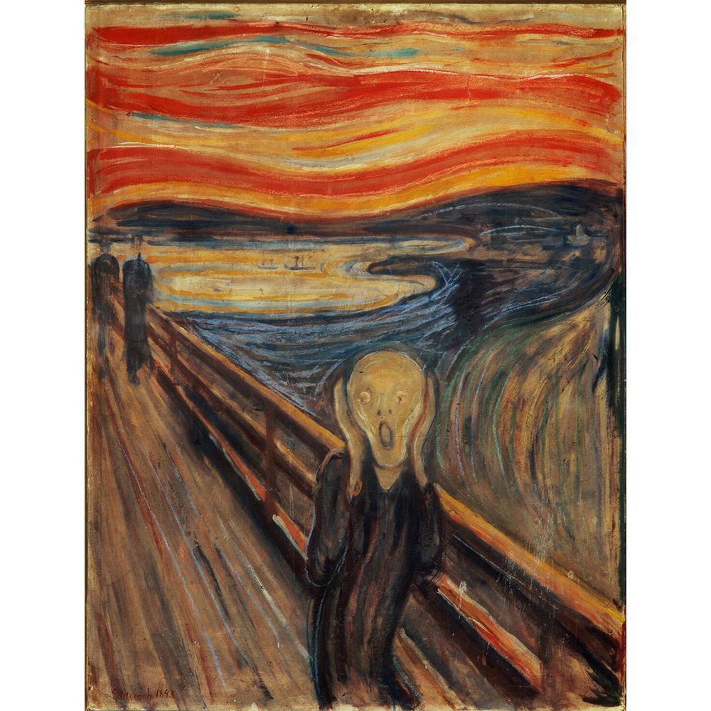 Puzzle 1000 piese museum - munch - l"Urlo cl39377