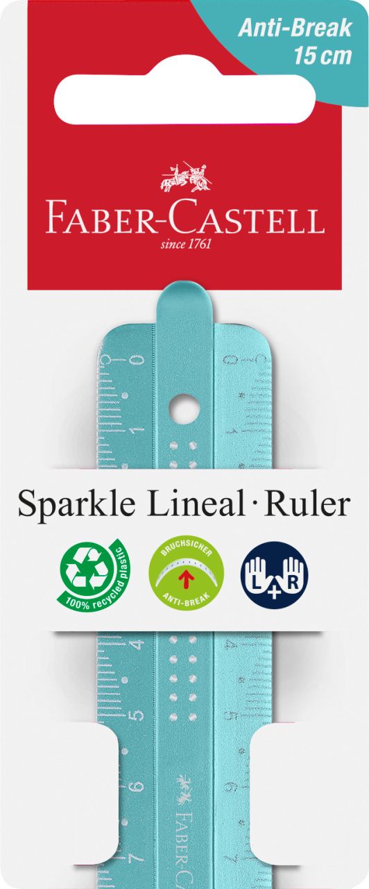 Rigla 15 cm sparkle fc172015