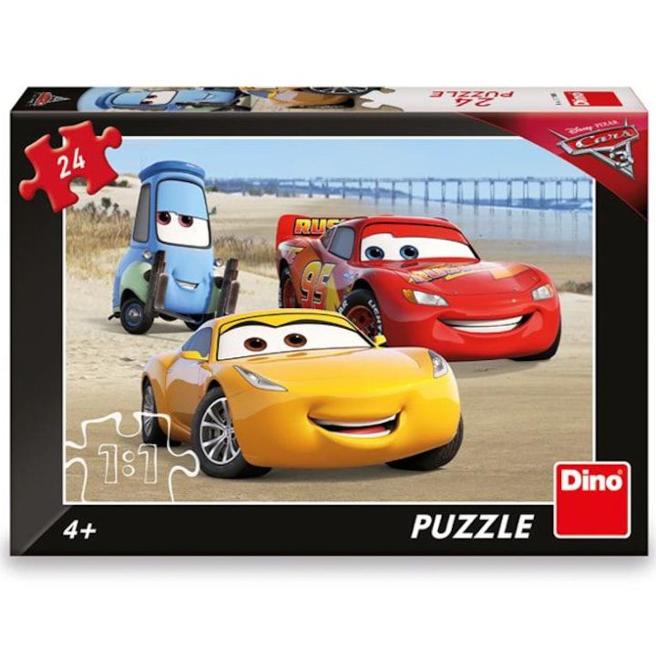 Puzzle 24 piese cars 3 - dino toys 351585
