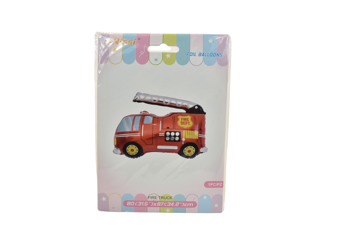 Balon folie figurina fire truck 80x87cm zzc-637