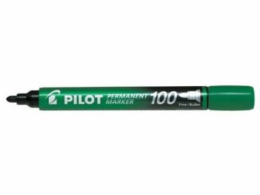 Marker permanent 100 vf rot verde pilot psca-100-g