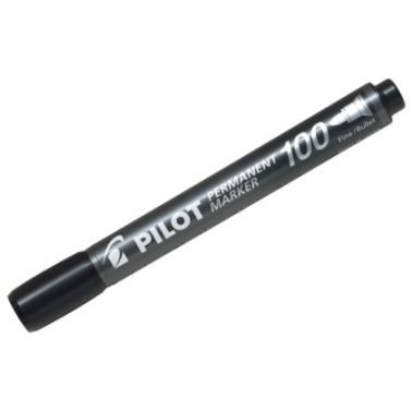 Marker permanent 100 vf rot negru pilot psca-100-b