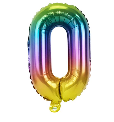 Balon mylar FB0918 80cm litera O