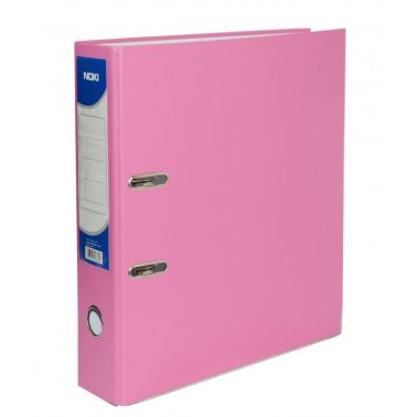 Biblioraft plastifiat, 70mm, culoare roz, Noki