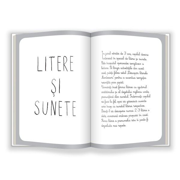Litere si sunete. Caietul meu Montessori