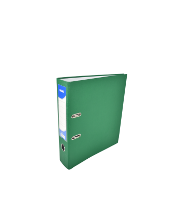 Biblioraft plastifiat, 70mm, culoare verde, Noki