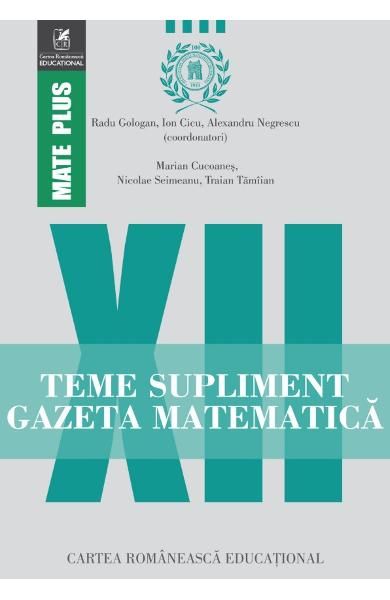 Teme supliment gazeta matemclasa a XII-a