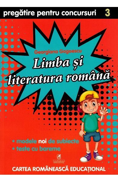 Lb si lit rom  pregatatire pt  concurs  clasa a III-a-Georg Gogoescu