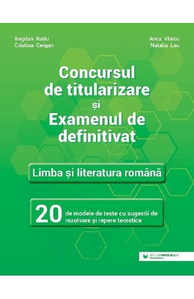 Concursul de titularizare si examenul de definitivat lb.Roma