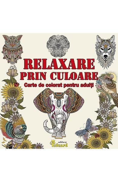 Carte de colorat pt adulti nou