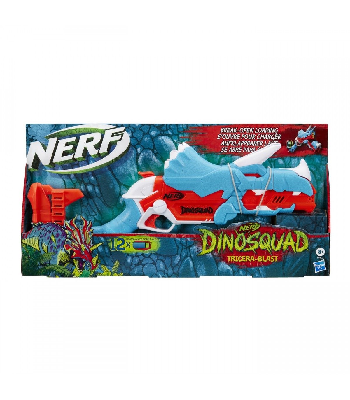 Nerf blaster dinosquad tricerablast f0803