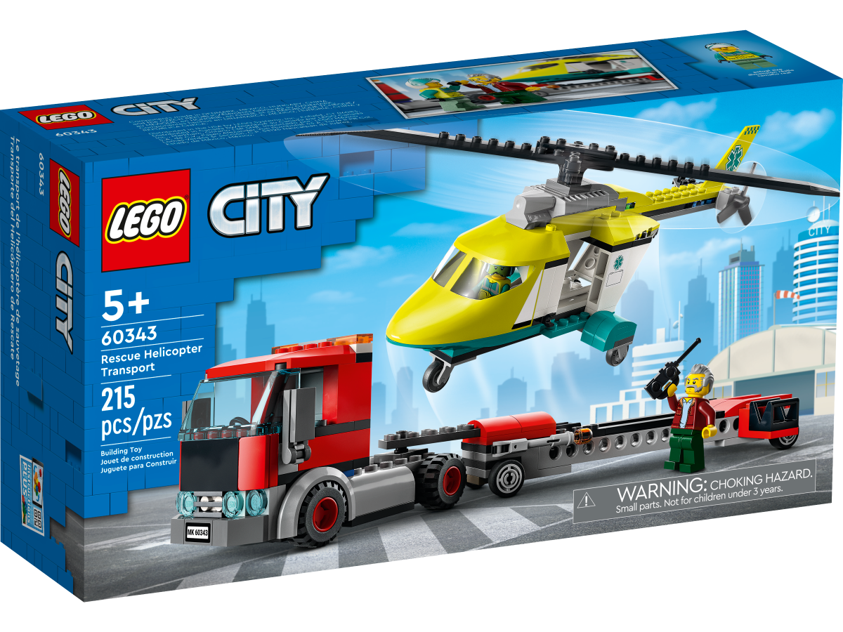 Lego city elicopterul de salvare 60343