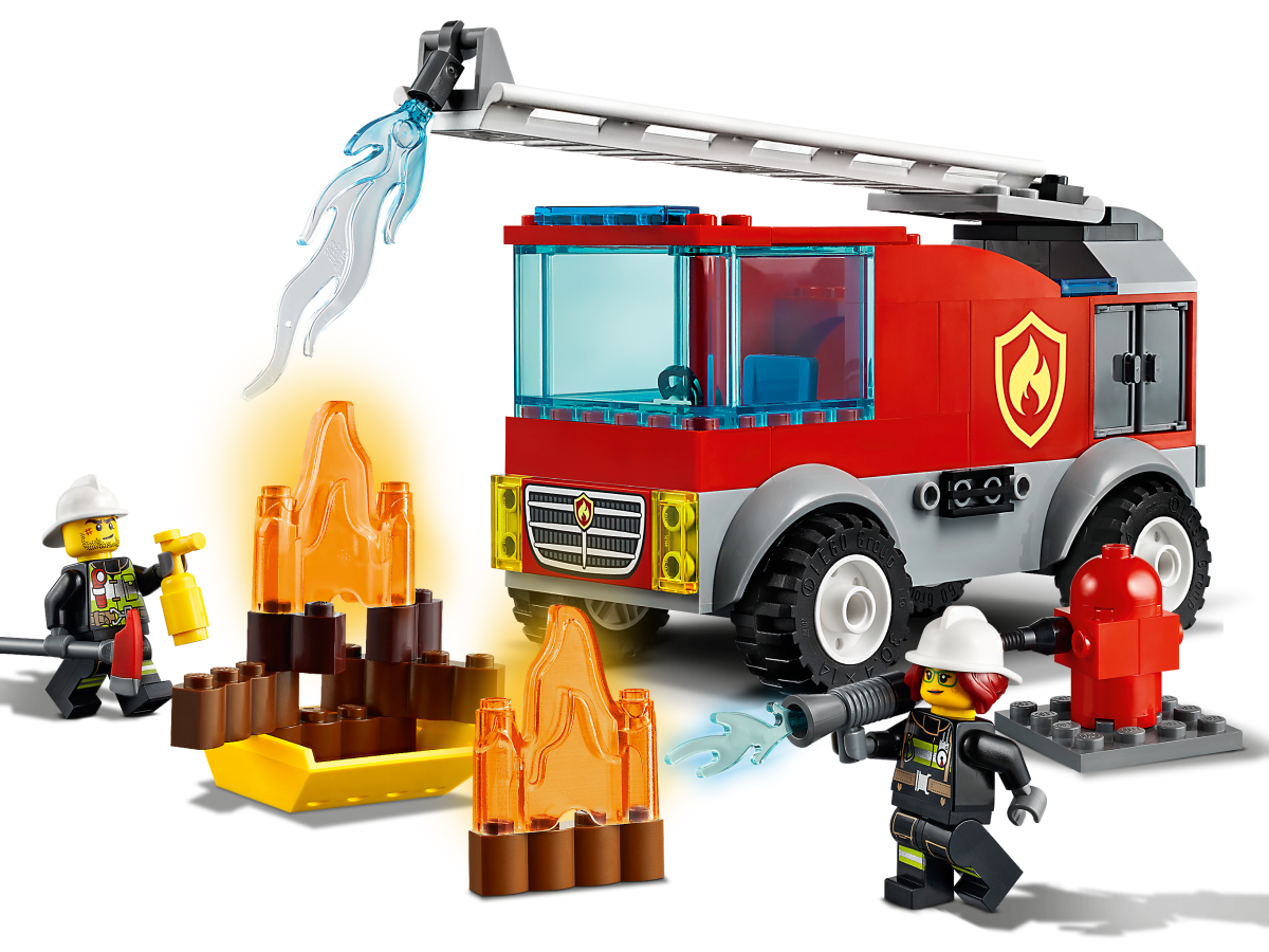 Lego city camion de pompieri cu scara 60280
