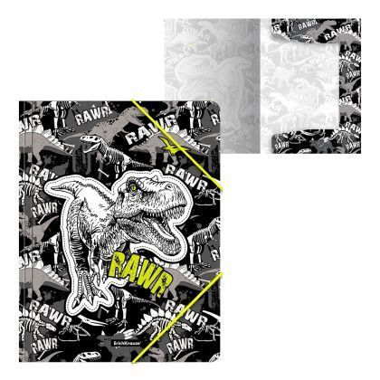 Mapă de plastic cu elastic A4, model dinosaur park, Erich 52892