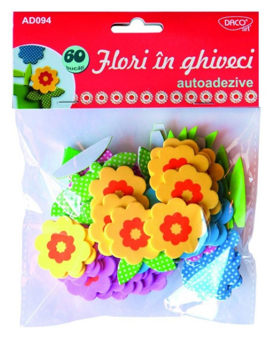 Accesorii craft ad094 flori in ghiveci spuma aa daco        