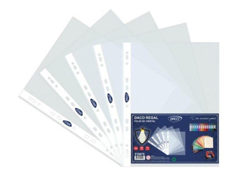 Folie a4 daco regal set 50 75 microni fo075                 