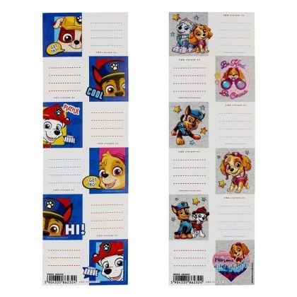 Etichete Scolare, Paw Patrol, 6 Buc/Set - STARPAK 494445