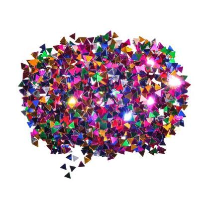 Accesorii craft - confetti triunghiulare 6x6mm 14gr 137041