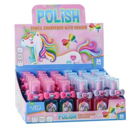 Ascutitoare cu radiera polish - unicorn 101154