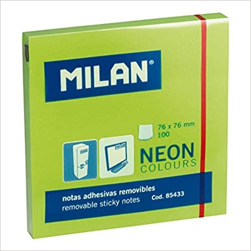 Bloc notes adeziv 76x76 neon verde                          