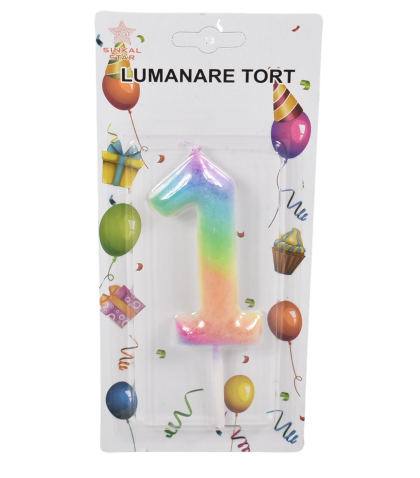 Lumanare aniversara l cifra 1 e2243