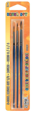 Set 3 pensule 2,4,6 rotunde sc267                           