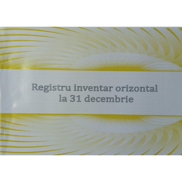 Registru inventar orizontal 31                              