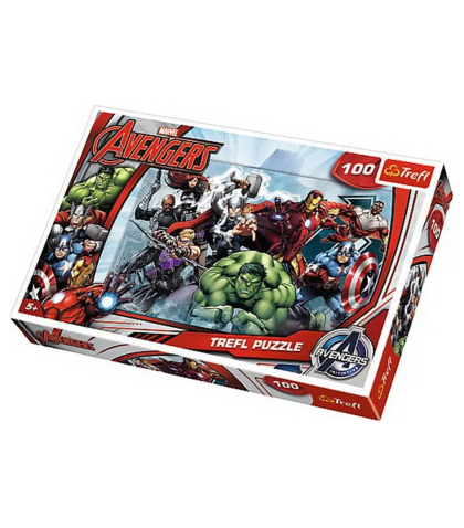 Puzzle trefl 100 incepe atacul marvel 16272